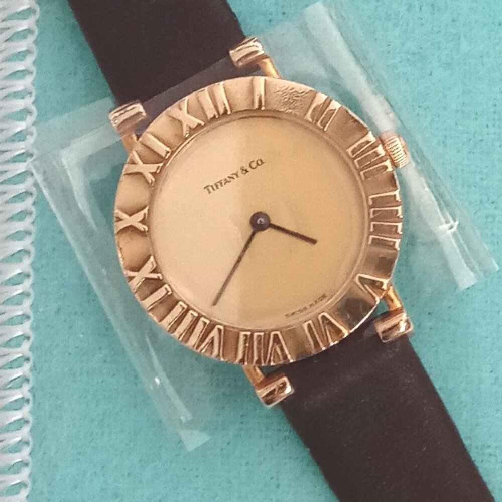 Tiffany & Co Atlas 18K Watch - D286.753 Quartz Movement - Ladies Gold Watch